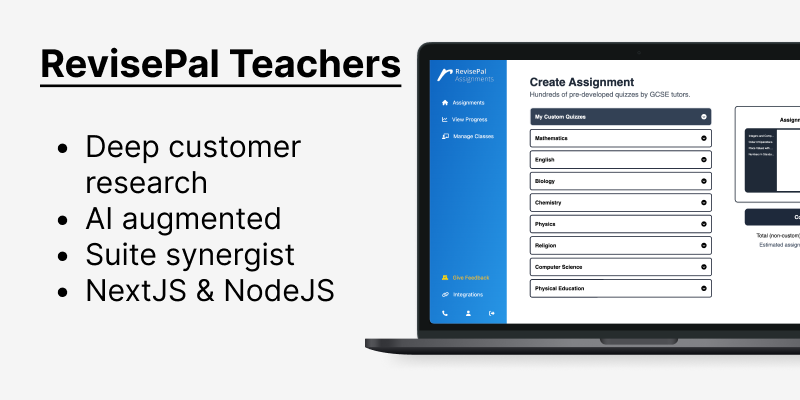 Cover Image for RevisePal for Teachers